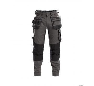 Pantalon de travail homme Dassy 21FLUX gris et noir